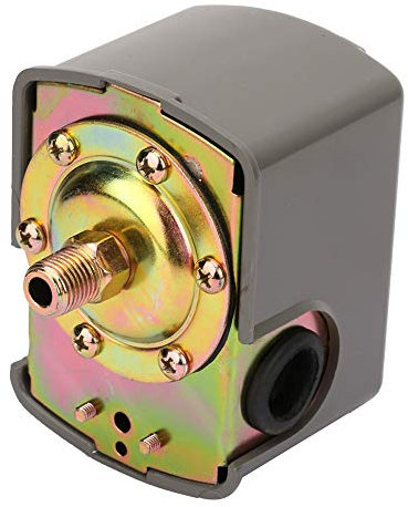 Samfox 0.8-5.0bar G1 / 4 Interrupteur de Contrôle de Pression - Interrupteur de Contrôle de Pression de Pompe à eau Double Ressort Réglable