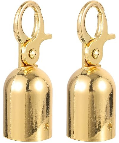 Angoily 2pièces De Fin De Corde Acier Inoxydable De Butées De Corde Avec Snap Accessoires Pour Décoration De Terrasse Et Espaces Extérieurs