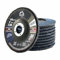 Merryland Disque à Lamelles 125 Métal pour Meuleuse d'Angle, 125mm Grain 80 T29 Disques à Rabat 10 Pièces, Corindon Bleu de Zirconium INOX Acier Fer Disques Abrasifs, Craft-Line FC1108414-10