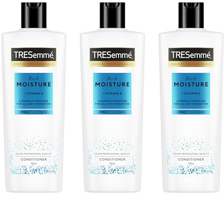 Tresemmé Hidratación Profunda Acondicionador, para cabello seco y dañado 3 x 400 ml