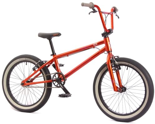 KHEbikes KHE Cosmic AL 20 Zoll BMX Bike – 2025 Modell – Aluminium Rahmen – Affix Rotor – V-Bremsen vorne & hinten – 10,6kg – Farbe Orange – Für Einsteiger – 135–170cm Körpergröße