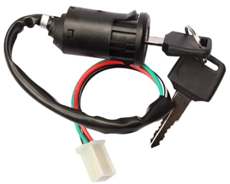 Interruttore Accensione Interruttore di accensione universale per moto, accessori, interruttore con serratura e chiave ricambio Accensioni moto