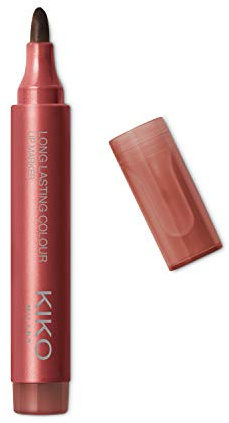 KIKO Milano Long Lasting Colour Lip Marker 111 I No Transfer a Lunga Tenuta I Pennarello Labbra Effetto Tattoo Naturale I Tinta Labbra Leggera ad Asciugatura Rapida I Brick Red