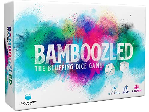 Bamboozled - A Hilariously Fun Bluffing Dice & Card Game. Family-Friendly Party Game for Kids, Teens & Adults. Fast and Easy to Learn