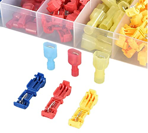 LeHang 120 PCS T-Tipo Break-Free Terminale Fast Cablaggio Morsetto Set Connessione Rapida