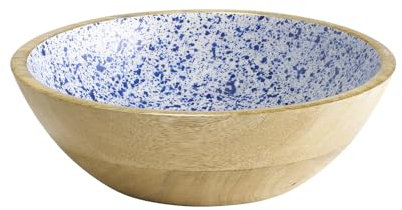 APS 1051 Schale MANGO, Mangoholz, Epoxidharzbeschichtung innen, Ø 24 cm, 1,1 Liter, Obstschale, Salatschüssel, Schüssel