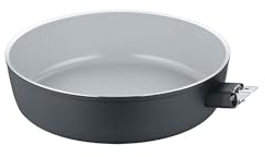 Berndes Grau Aluminium Bräter, Pfanne, ROASTING_PAN, 24 cm, 2,6 Liter
