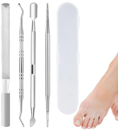 Ylinwtech Lot de 4 pinces à cuticules pour cuticules, cuticules et doigts