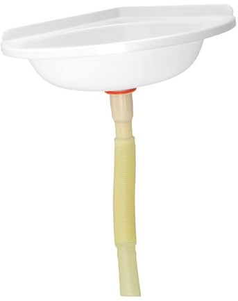 HOMSFOU Wall-Mounted Wash Basin Plastic Corner Sink Triangular Mini Washbasin for Small Kitchen Sink Single Bowl Basin