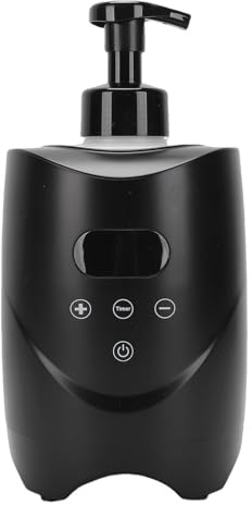 Luocute Máquina de Espuma Caliente, Calentador de Espuma de Afeitar Profesional con Control Digital de Temperatura para Hombres, Salón, Barbería, 500 Ml de Gran Capacidad, (Enchufe de la UE 220V)