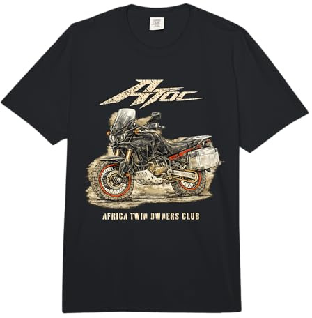 Africa Twin Motorbike Owners Club Comfort Colors Adult Heavyweight T-Shirt