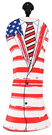 XOYIXOYI para Cubiertas para Palos de Golf, Protector Solar Impermeable de Tela de PU, protección de Forro de Felpa, Placa de matrícula giratoria, diseño de Moda para golfistas