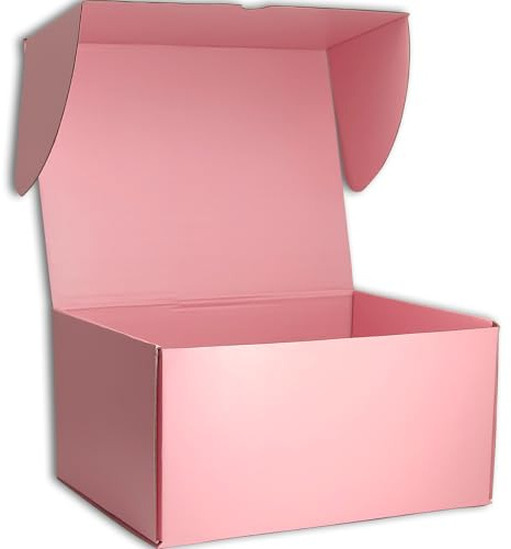 Cenoid fraktkartonger stora 300 x 200 x 150 mm, rosa, maxibrev, varor, kartonger, förpackningslådor, paket för frakt (15 stycken)