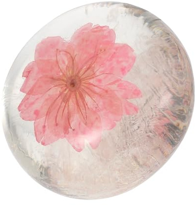 GLEAVI Portable Lightweight Handmade Home Bath Soap with Flower Essence and Design, Moisturizing Facial Cleaning Soap for Women, Suitable for Sensitive Skin
