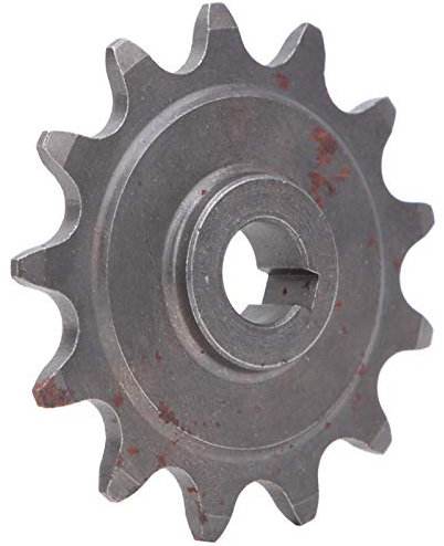Keenso Ritzel, Reduziermotor aus Kohlenstoffstahl 1016Z2 und Z3 13 Zahnritzel für Normale Fahrradkette (Modell 1/2x1/8)