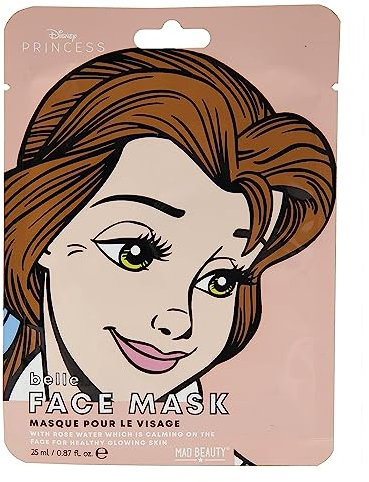 MAD Beauty Mad Beauty Disney Gesichtsmaske Belle - die Schöne und das Biest - feuchtigkeitsspendende & beruhigende Tuchmaske 25 ml