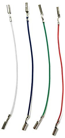 3/4PCS Cartuccia Universale Cavo Phono Cavi Intestazione Fili per Giradischi Phono Headshell Accessori per Giradischi Phono Headshell