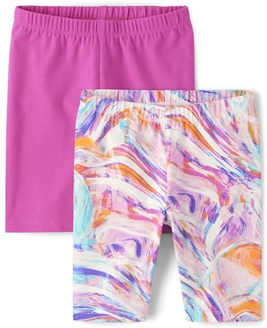 The Children's Place,Mix and Match Bike Shorts,Pink Summer,Medium (7/8)