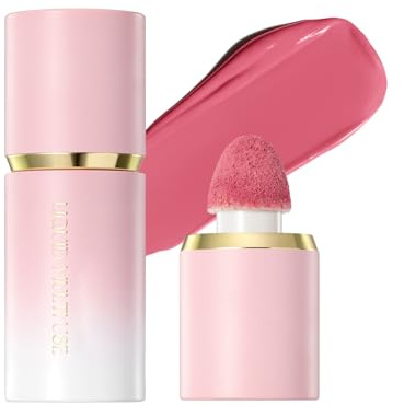 Vawolecy mjuk flytande rouge, flytande rouge makeup för cheeks matta finish långvarig vattentät sammetstextur naturlig glänsande flytande rouge
