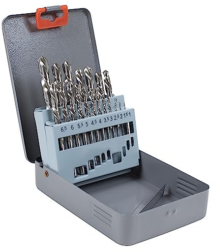 Sealey Left-Hand Spiral Drill Bit Set 19pc - AK8190