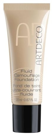 ARTDECO Fond de teint Fluid Camouflage - Fond de teint fort couvrant pour un teint uniforme - 1 x 20 ml