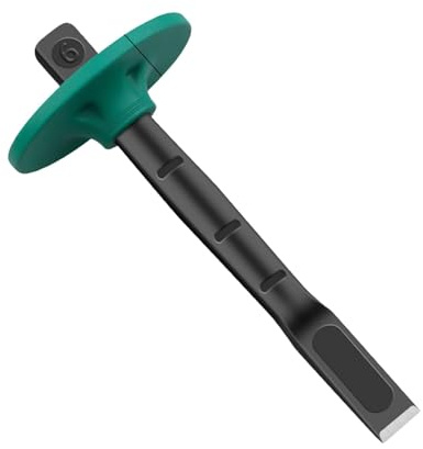 Misaakoeq Burins robustes, burin à béton | Outil de ciseau à bois professionnel,Ciseau à bois professionnel, ciseau à pierre à mortier en béton avec protège-main, ciseau à carrelage ciseau à béton