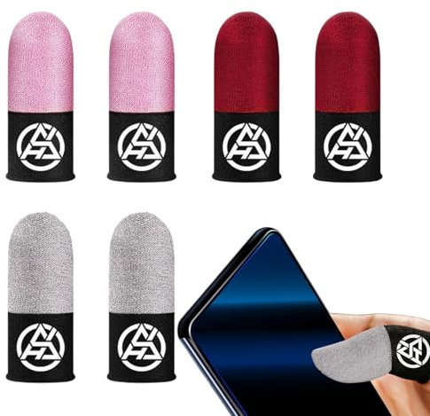Game Finger Sleeve | Andningsbara ärmar för mobilspel | Glow Stabilizer Stabilisator Kompressionsstöd Handskar/täckning/förpackning i mörkret, hållbar fiber