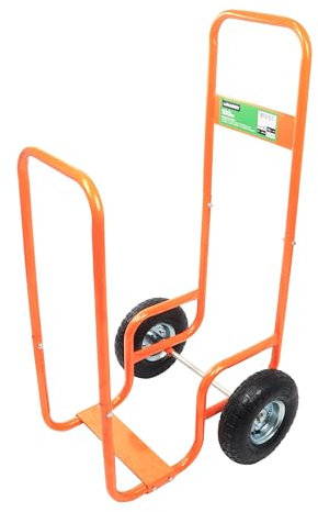 Carretilla - Capacidad de 100 kg, Estructura metálica Resistente, Llantas Todo Terreno, Ideal para Transporte de leña o Materiales. *