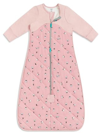 Love To Dream™ Sleep Bag, 6-18 Months - Pink Lamb's Best Friend | Long Sleeve, Lightweight Wearable Blanket & Quilt | 2.5 TOG Ideal for Winter & Autumn (16–20°C) | Machine Washable & Double Zip