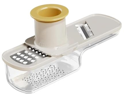 Macinino per aglio multifunzionale, macinino per aglio e , multifunzione 3 in 1, utensile da cucina portatile di facile presa, per macinare, tritare e tagliare, accorciare il di
