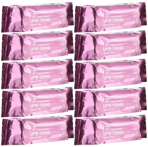 Ultrasound Paper UPP-110HG 10 Rolls,Ultrasound Thermal Print upp 110 high Gloss Film