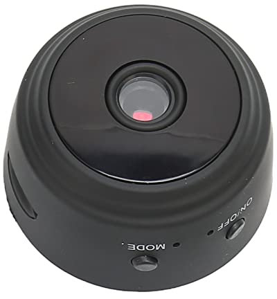1080P Mini WiFi Caméra Nocturne Rechargeable 360° Rotation Petite Caméra Vidéo pour Bureau à Domicile