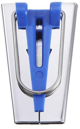 uxcell Bias Tape Maker Kit 25mm Single and Double Fold Fabric Bias Binding Maker Sew Tool for Fabric Quilting Sewing Crafting DIY, Blue