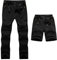 LHHMZ Herren Draussen Schnelltrocknend Convertible Wanderhose Atmungsaktiv Wasserdicht Zip Off Wandern Klettern Jagd Hosen