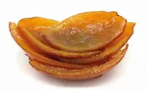 600g Quarti di Arancia Candita Romeo. Frutta Italiana Naturale al 100%. Senza Coloranti, Senza Additivi, Senza Solfiti. Senza Conservanti. Solo Frutta e ZuccheriIn vaschetta da 600 grammi.