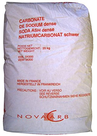 Novacarb Natriumcarbonat Waschsoda schwer calciniert Soda 25 kg Papiersack