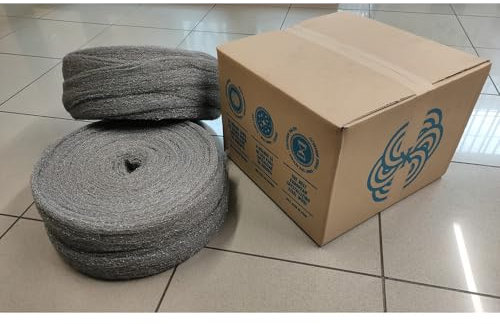 AKRON Bobina DE Lana DE Acero Lisa 2,250KG. Nº2, Multicolor, Unica