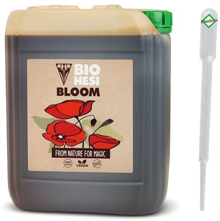 Weedness Hesi Bio Bloom 5 liter blomfas – odlingsgödselmedel naturligt gödselmedel inomhusväxter flytande organisk