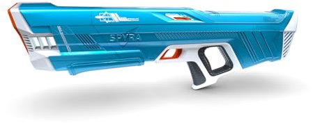 SpyraThree™ Wasserpistole elektrische Wasserspritzpistole, automatisches Aufladen,3 Spielmodi,LED-Schuss- & Batterieanzeige,15m Reichweite,Premium-Sommerspielzeug für Kinder & Erwachsene (blau)