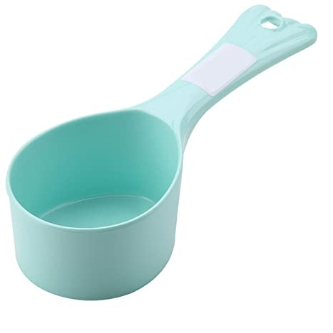Premium Quality Pet Food Scoop Measuring Cup For Dog Cat Feeder Multifunctional Bowl Easy To Clean With Hanging Hole Fish Tail Design