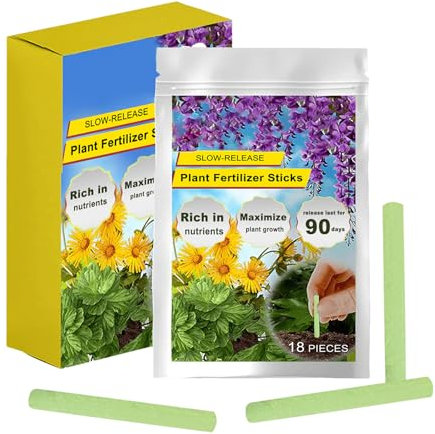 Bastoncini Fertilizzanti per Piante - Spike Nutrienti Per Piante Da Interno | Giardinaggio Cura Fogliare Per Piante Grasse Bonsai Da Interno Ed Esterno