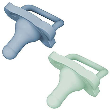 Dr Brown's HappyPaci 100% Silicone Soother, Blue, 2 Pack