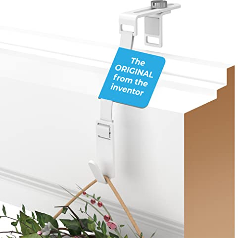 MDCASA Premium Türhaken I Beidseitig verwendbarer Türhaken zum Einhängen inklusive flexiblem Band I Anpassbarer & robuster Haken zum Einhängen