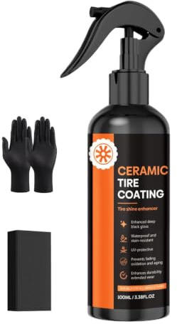 Spray Abrillantador De Neumáticos Spray de 100 ml impermeable larga