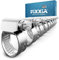FIXXIA Schlauchschellen Set aus Edelstahl, ⌀ 8-16-25-40-60mm, Schraubschelle rostfrei, Schlauchklemmen Sortiment für Waschmaschine, Bad, KFZ, Garten, Pool - Mini Bandschelle aus Metall (8-16mm)