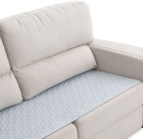 Lanovenanube Topper Antimanchas Gaia de 65x160 cm - Color Gris Claro
