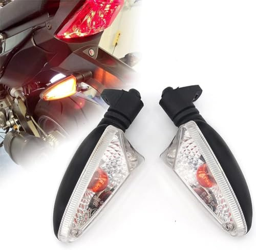KIT Indicatori di direzione FRECCE per moto Daytona 675/R 2009-2016 Street Triple 675 2007-2013, colore: bianco