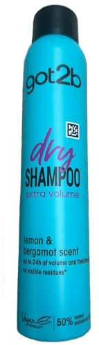 6er Pack - Schwarzkopf got2b Trockenshampoo Extra Volumen – Zitrone & Bergamotte – 200ml