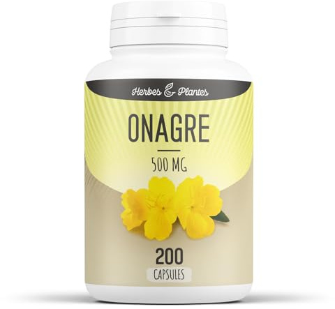 Herbes Et Plantes Onagre 200 Capsules 500 mg
