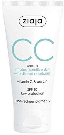 Ziaja Cc Cream Correctora para Pieles Irritadas y Sensibles - 50 ml